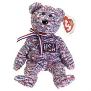 TY Beanie Baby - USA the Bear 🇺🇸